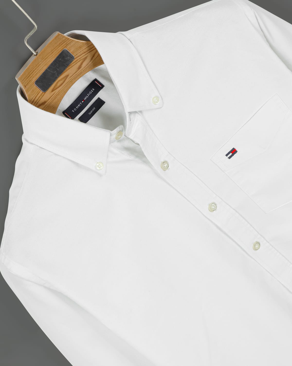 Premium Oxford Cotton Slim Fit Shirt | White